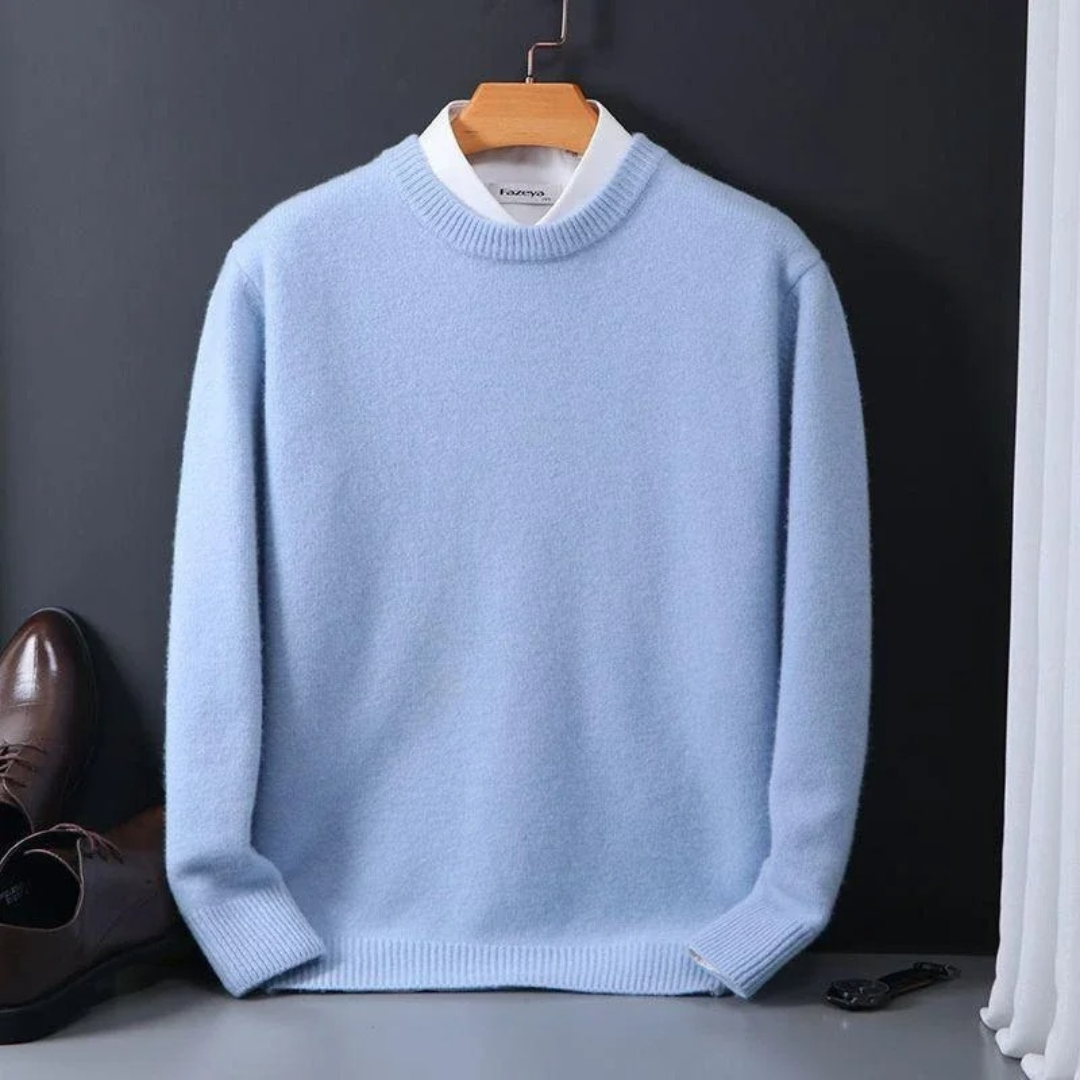 Cashmere Rundhals-Pullover