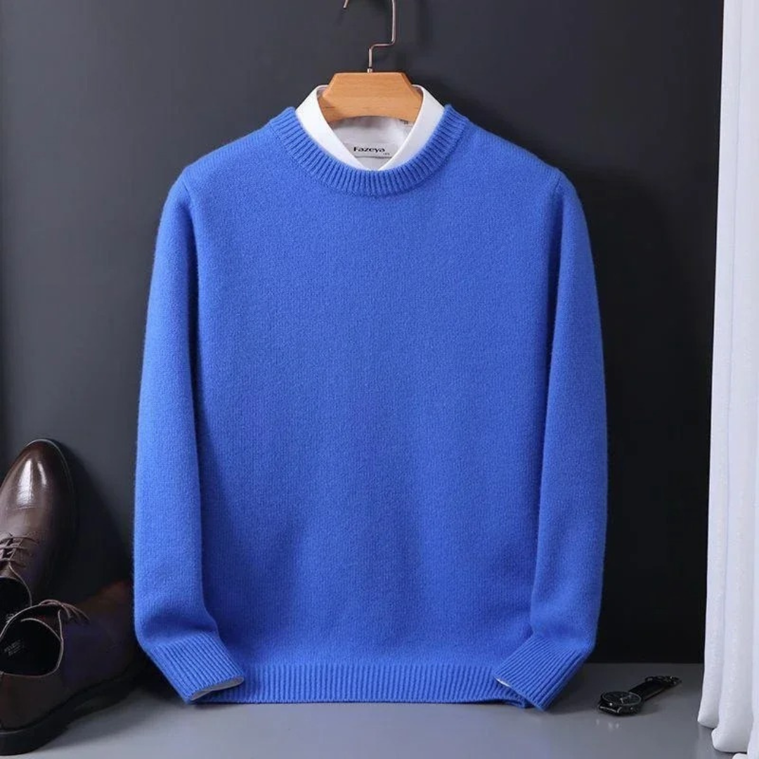Cashmere Rundhals-Pullover