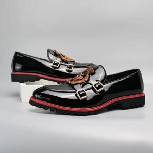 Royal Crest Patent Loafers